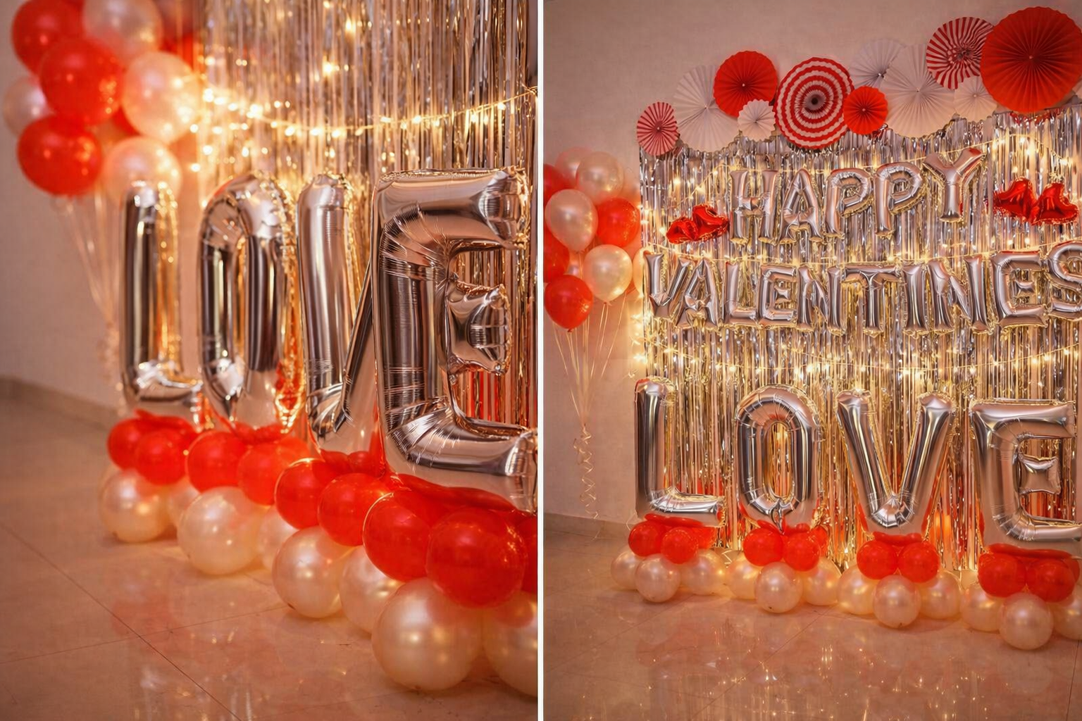 Golden Glow Valentine Love Setup